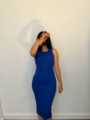 Mariela Basic Dress Blue