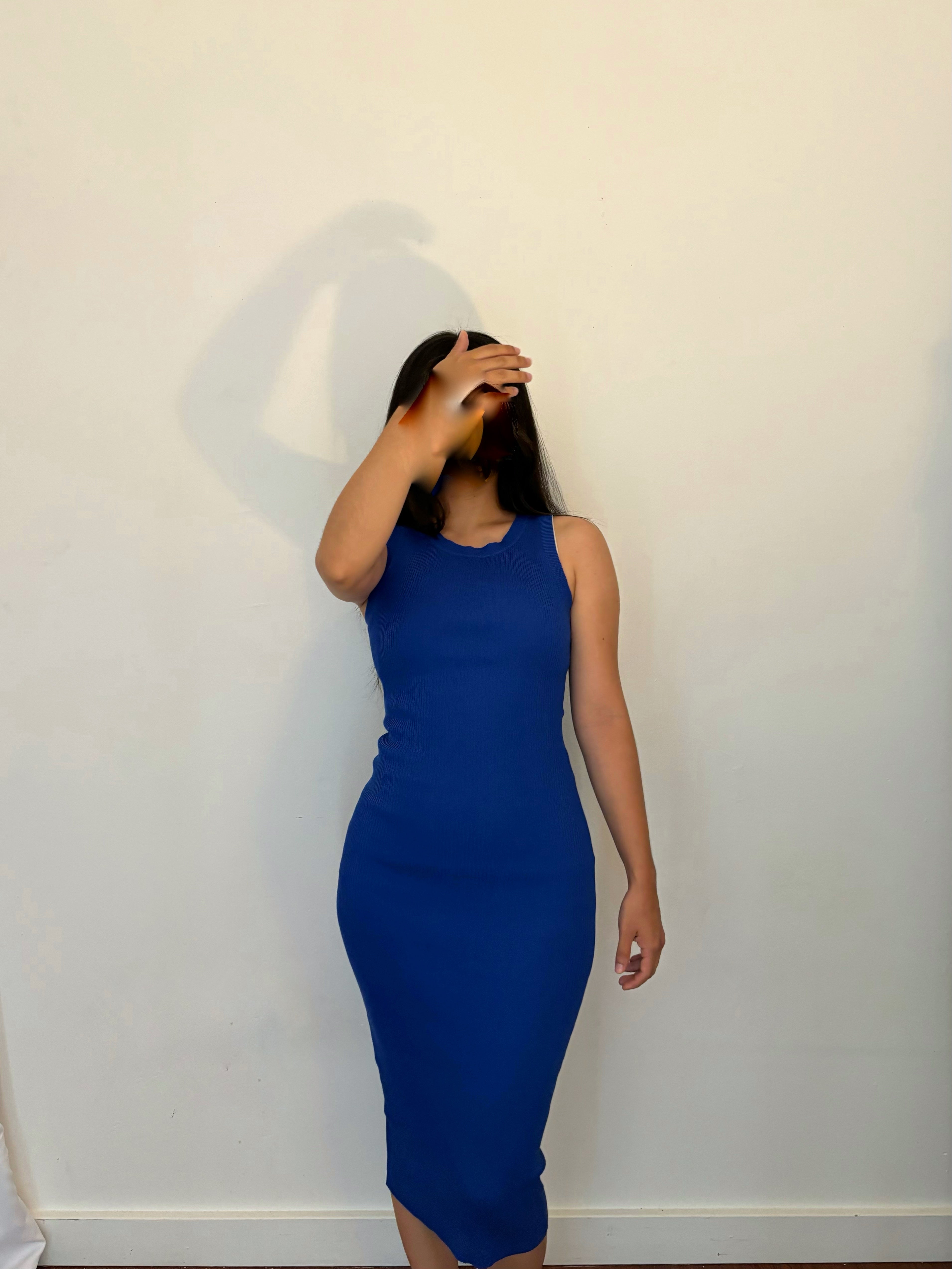 Mariela Basic Dress Blue