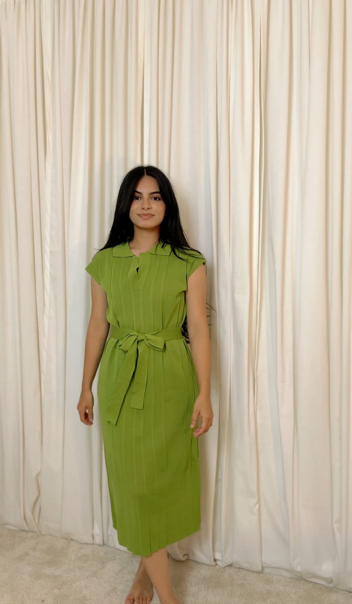 Lisamarie Midi Dress Green