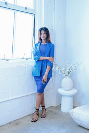 Mariela Basic Dress Blue