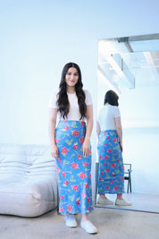 Samantha Jas Maxi Satin Skirt