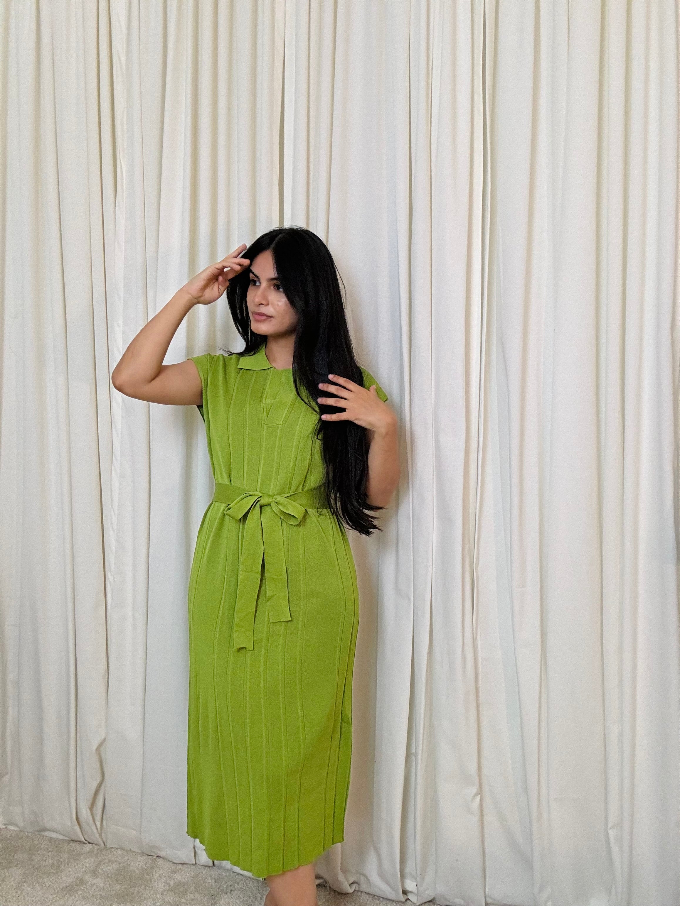 Lisamarie Midi Dress Green